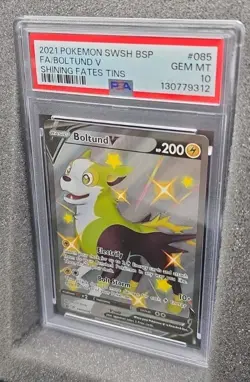 POKEMON CARD BOLTUND V 85 BLACK STAR PROMO #85 GRADED PSA 10 GEM MINT 085 #085 - Image 3