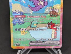 BUBBLE NIDOKING EX POKEMON CARD * FAN ART * MEW FRIENDS Paldean 232/091 - Image 3