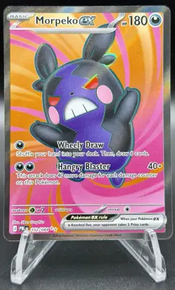 Morpeko ex 102/084 Pitch Black PBL Holo Rare Pokemon Card NM - Image 1