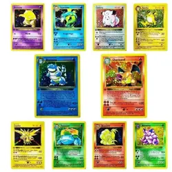 1996 1st Edition Set Charizard Venusaur Blastoise 25th Anniversary Cards - Image 2