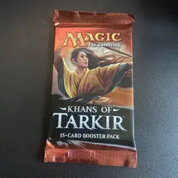Magic The Gathering KHANS OF TARKIR New Factory Sealed Booster Pack MTG - Image 1