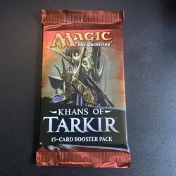 Magic The Gathering KHANS OF TARKIR New Factory Sealed Booster Pack MTG - Image 2
