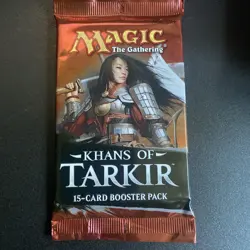 Magic The Gathering KHANS OF TARKIR New Factory Sealed Booster Pack MTG - Image 4
