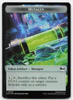 Mutant // Mutagen Double-Sided Token 7 // 9 TMT Magic: The Gathering T Foil NM - Image 2
