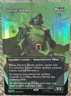 Doctor Doom (Borderless) (0365) Marvel Super Heroes Foil - Image 1