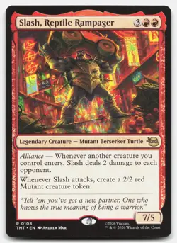 Slash, Reptile Rampager 108 TMT Magic: The Gathering R NM - Image 1
