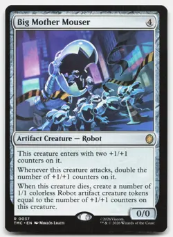 Big Mother Mouser 37 TMC Magic: The Gathering R NM - Image 1