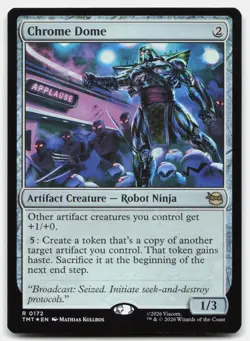 Chrome Dome 172 TMT Magic: The Gathering R Foil NM - Image 1