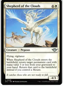 Shepherd of the Clouds U Outlaws of Thunder Junction OTJ Normal 28 MTG NM - Image 1