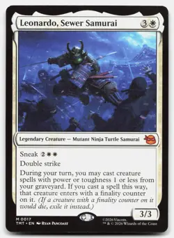 Leonardo, Sewer Samurai 17 TMT Magic: The Gathering M NM - Image 1