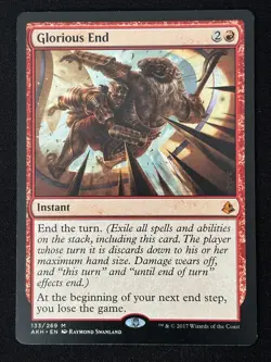 1x MTG Glorious End - Amonkhet (AKH) #133 - Magic the Gathering - Image 1