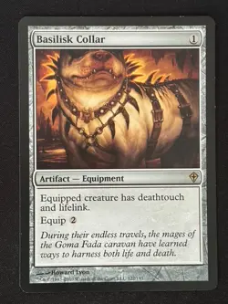 1x MTG Basilisk Collar - Worldwake (WWK) #122 - Magic the Gathering - Image 1