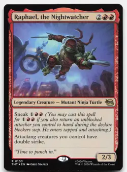 Raphael, the Nightwatcher 103 TMT Magic: The Gathering R Foil NM - Image 1