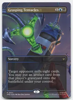 Grasping Tentacles (Borderless) 21 SPE Magic: The Gathering R Foil NM - Image 1