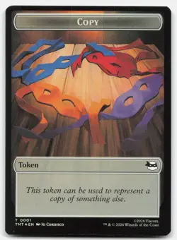 Rat // Copy Double-Sided Token 6 // 1 TMT Magic: The Gathering T Foil NM - Image 2