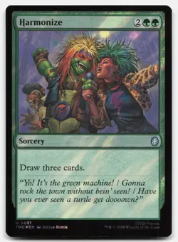 Harmonize (Surge Foil) 51 TMC Magic: The Gathering U Foil NM - Image 1