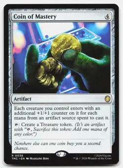 Coin of Mastery 38 TMC Magic: The Gathering R NM - Image 1