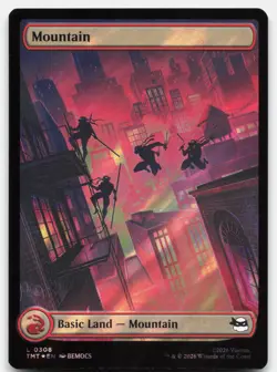 Mountain (308) (Surge Foil) TMT Magic: The Gathering L Foil NM - Image 1