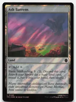 Ash Barrens (Surge Foil) 60 TMC Magic: The Gathering C Surge Foil NM - Image 1