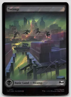 Swamp (0307) (Surge Foil) 307 TMT Magic: The Gathering L Foil NM - Image 1