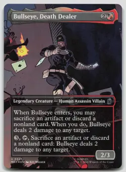 Bullseye, Death Dealer (Borderless) 325 MSH Magic: The Gathering U Foil NM - Image 1