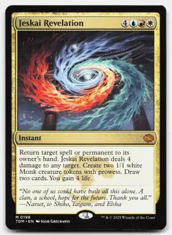 Jeskai Revelation 196 TDM Magic: The Gathering M NM - Image 1