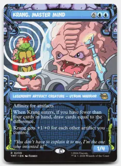 Krang, Master Mind (Showcase) 230 TMT Magic: The Gathering R NM - Image 1