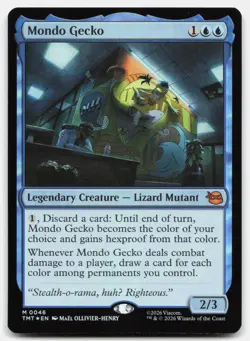 Mondo Gecko 46 TMT Magic: The Gathering M Foil NM - Image 1