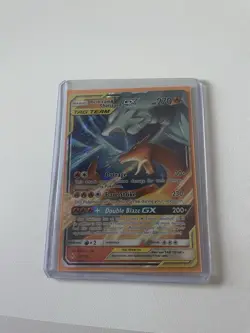 Pokemon TCG Holo Ultra Rare Full Art Tag Team Reshiram And Charizard - Image 1
