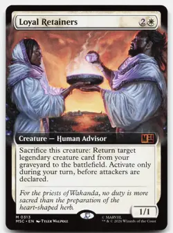 Loyal Retainers (Extended Art) 313 MSC Magic: The Gathering M NM - Image 1