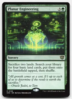 Planar Engineering 158 Secrets of Strixhaven SOS Magic: The Gathering R NM - Image 1