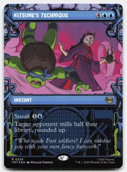 Kitsune's Technique (Showcase) 229 TMT Magic: The Gathering R Foil NM - Image 1