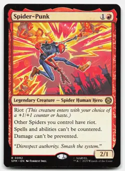 Spider-Punk 92 SPM Magic: The Gathering R NM - Image 1