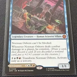 Magic The Gathering Marvel’s Spider Man Norman Osborn Mythic Regular #39 NM - Image 3