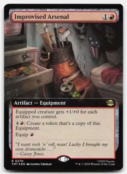 Improvised Arsenal (Extended Art) 270 TMT Magic: The Gathering Foil R NM - Image 1