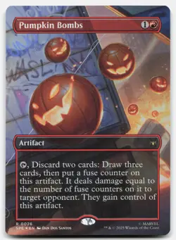 Pumpkin Bombs (Borderless) 26 SPE Magic: The Gathering R Foil NM - Image 1