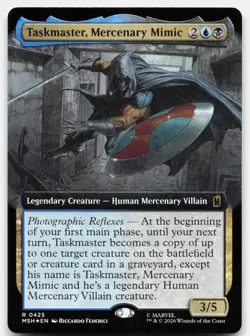 Taskmaster, Mercenary Mimic (Extended Art) 425 MSH Magic The Gathering R Foil NM - Image 1