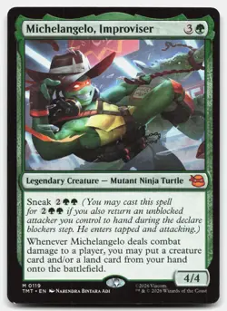 Michelangelo, Improviser 119 TMT Magic: The Gathering M NM - Image 1