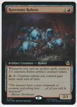 Ravenous Robots (Extended Art) 271 TMT Magic: The Gathering R Foil NM - Image 1