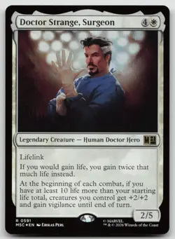 Doctor Strange, Surgeon 591 MSC Magic: The Gathering Foil R NM - Image 1