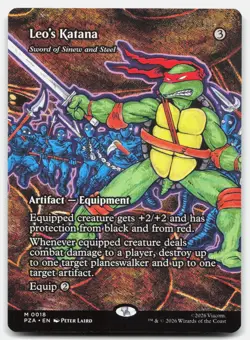 Leo's Katana - Sword of Sinew and Steel (Borderless) 18 PZA Magic: The Gathering - Image 1