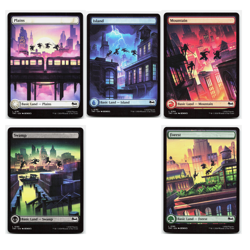 Cityscape Land Full Art Set 191-195 (5) TMT Magic The Gathering TCG Non-Foil NM - Image 1