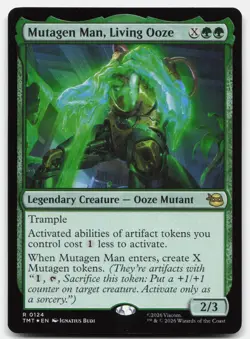 Mutagen Man, Living Ooze 124 TMT Magic: The Gathering R Foil NM - Image 1