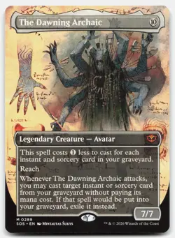 The Dawning Archaic (Borderless) 289 SOS Magic: The Gathering M NM - Image 1