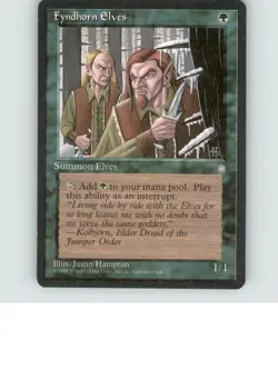 Fyndhorn Elves 132 Common Ice Age Lightly played b3-682 - Image 1
