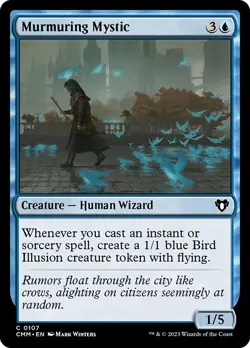 Murmuring Mystic Foil Commander Masters 107 NM MTG - Image 1