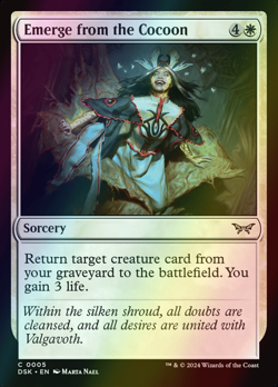 MTG Emerge from the Cocoon Foil ** Duskmourn: House of Horror ** English (NM) - Image 1
