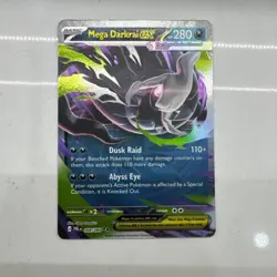 Mega Darkrai EX 048/084 Pitch Black Holo Rare English 2016 HP 280 Pokemon TCG - Image 1