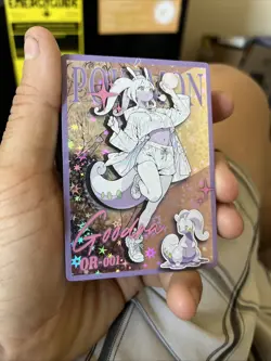 Pokemon non-TCG Chinese Mengka 2.0 QR Transformation Monologue Goodra #001 - Image 2