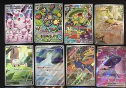 Pokemon Phantasmal Flames Card Lot | 22 Cards - 7 IR 4 UR ex 6 UR Trainer 5 Ex - Image 1
